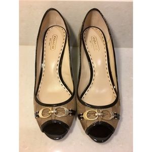 Coach Precious Signature Wedge Heels